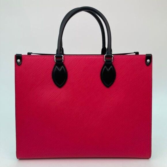 Louis Vuitton Epi Onthego MM in Grenade White Tote Shoulder Handbag - Picture 5 of 13